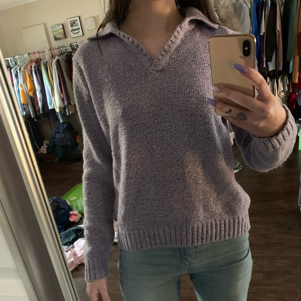 Pastel collared sweater